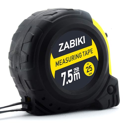 25 Ft Dual Side Measuring Tape: Precise Metric & Inches for Pros