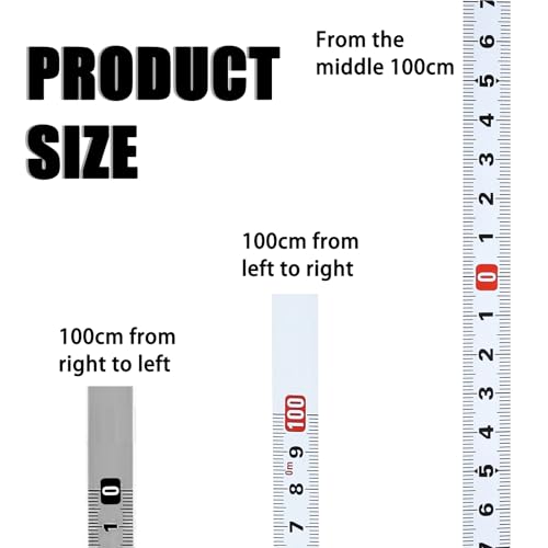 Self-Adhesive Measuring Tape Set for Woodworking - Dual-Direction Metric Tape Measures with 39 and 78 Rulers