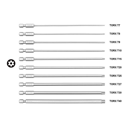 Security and Tamper-Resistant 10-Piece Bit Set