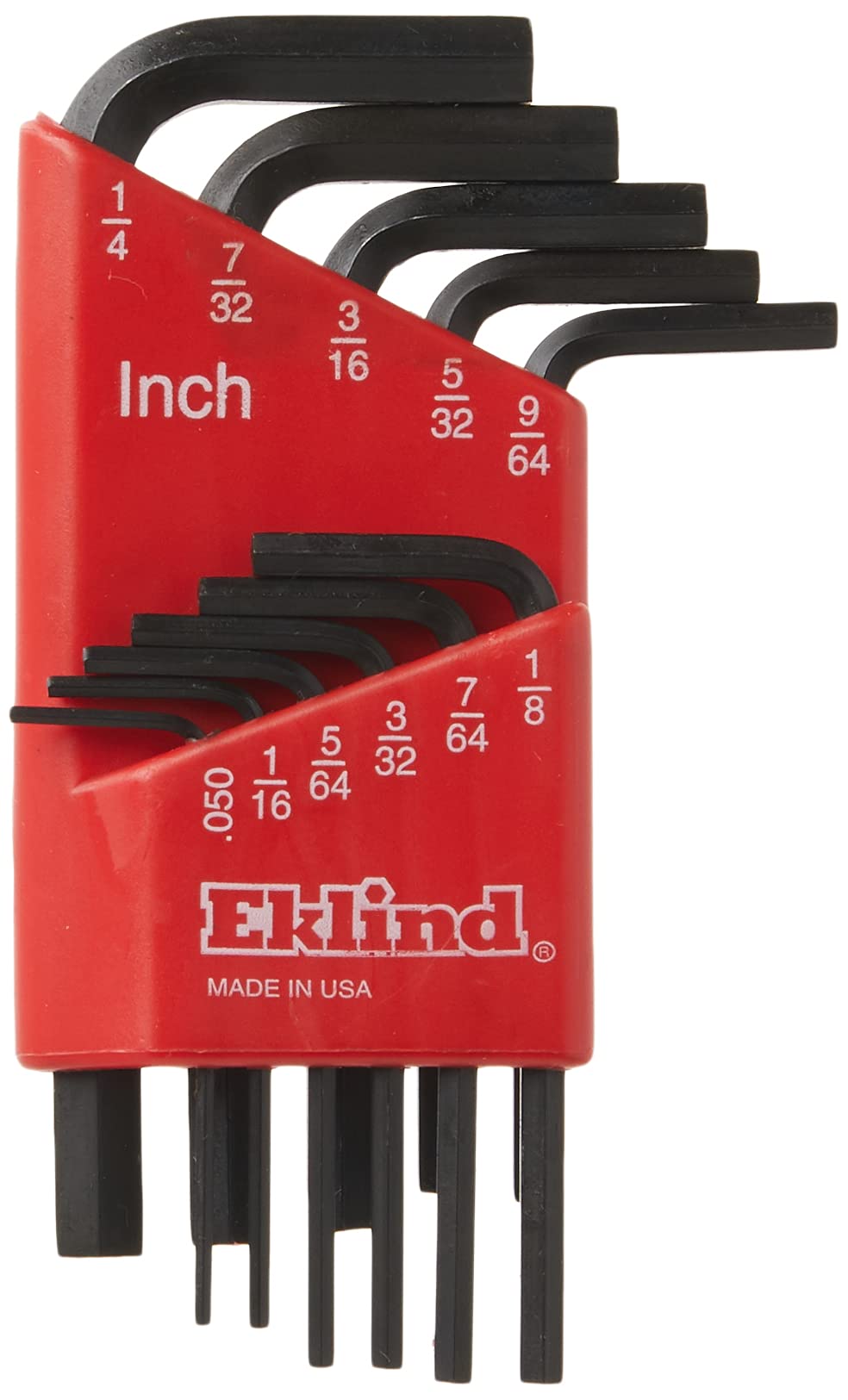 11-Piece SAE Hex Key Set, Short Series .050-1/4 Inch Sizes